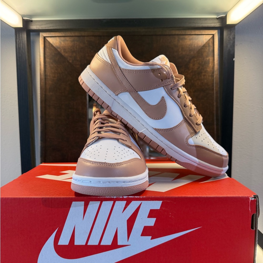 Nike Dunk Low in Brown and White